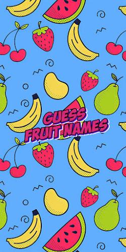 Guess the fruit name game Captura de tela 0