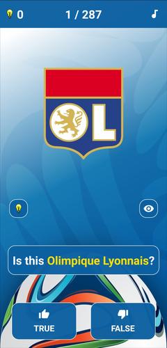 Soccer Quiz: Guess the Logo Tangkapan skrin 1