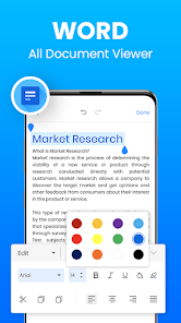 Office App - DOCX, PDF, XLSX Tangkapan skrin 0
