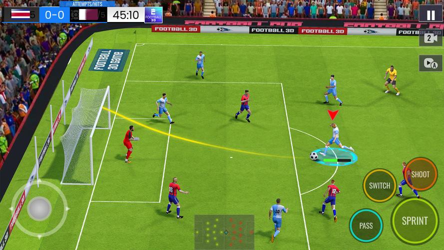 Football 3D Star Captura de tela 0