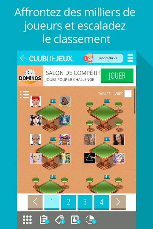Dominos ClubDeJeux Tangkapan skrin 1