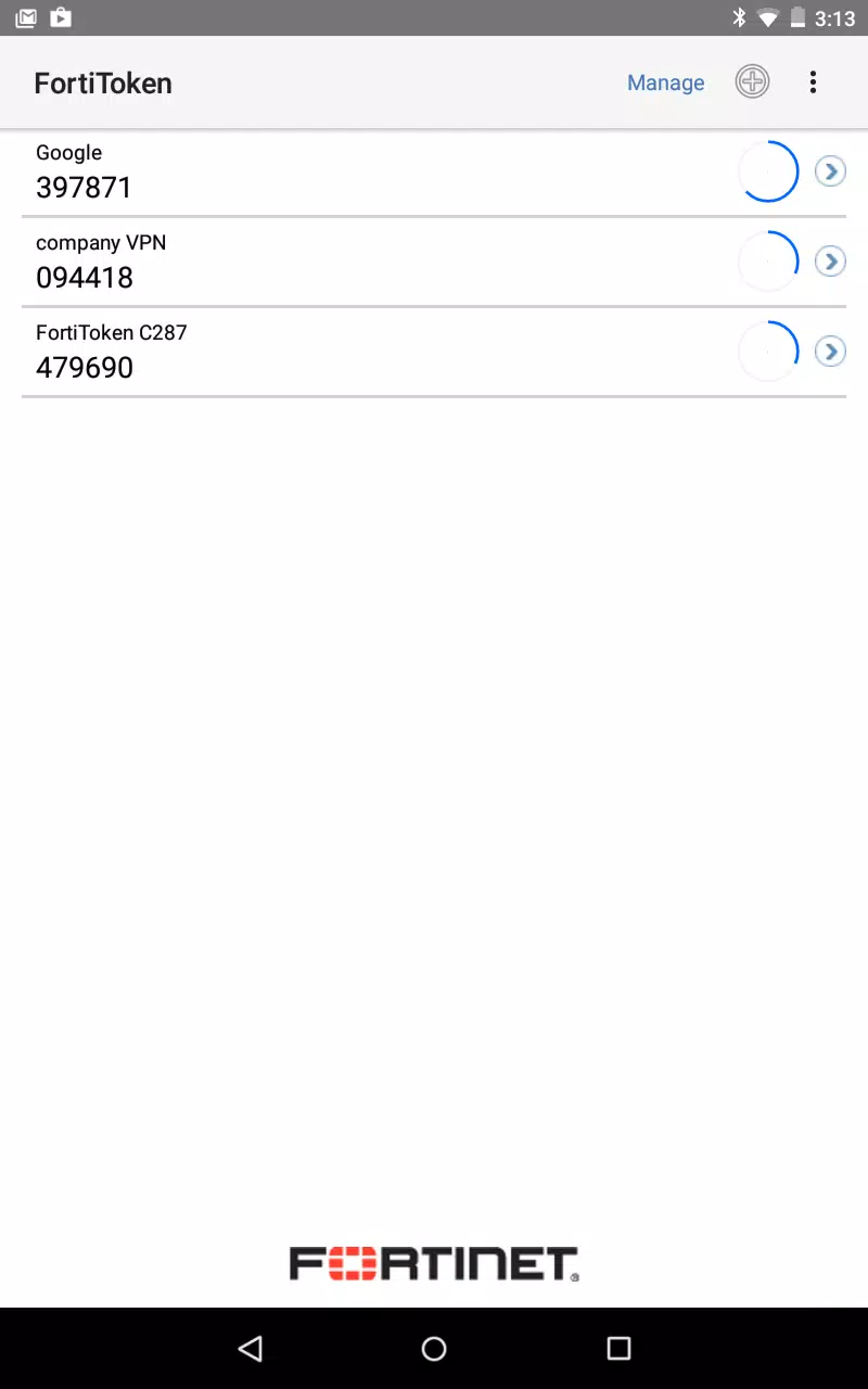 FortiToken Mobile Ảnh chụp màn hình 2