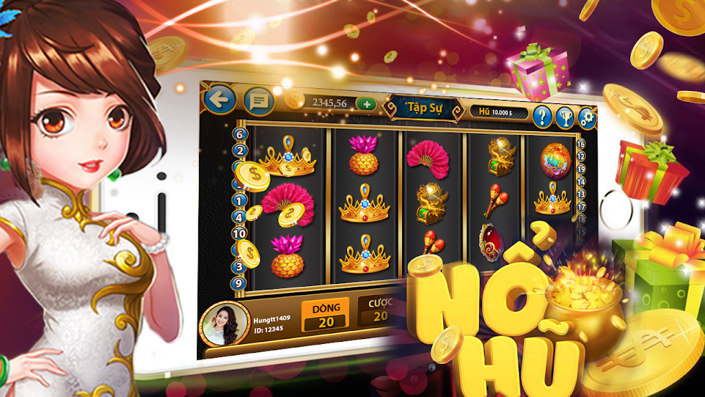 Slot - Vuong quoc lucky, Game Danh Bai Doi Thuong Tangkapan skrin 0