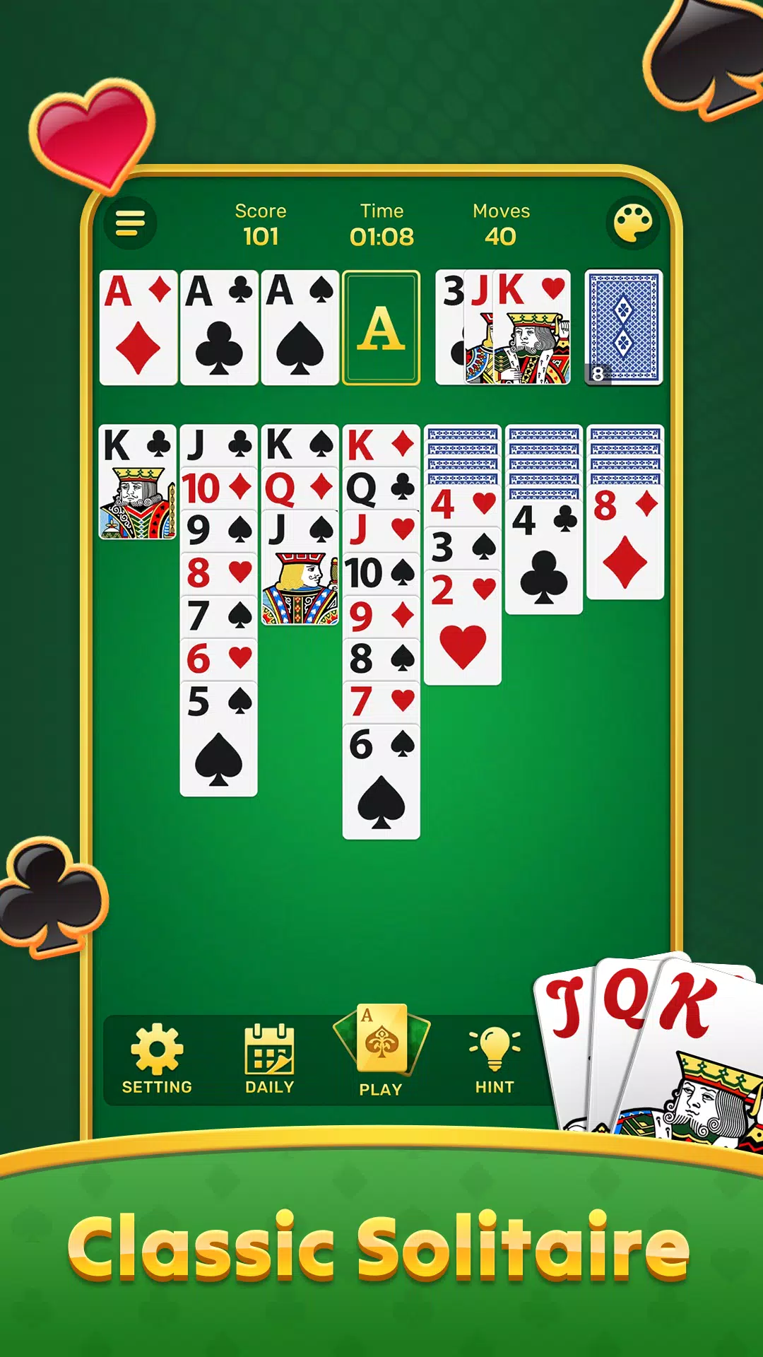 Classic Solitaire : Card Games Tangkapan skrin 0