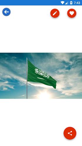 Saudi Arabia Flag Wallpaper: F應用截圖第3張