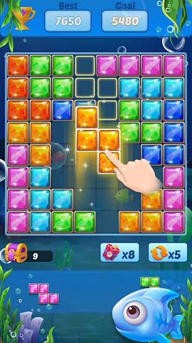 Puzzle Block Ocean Fish স্ক্রিনশট 3