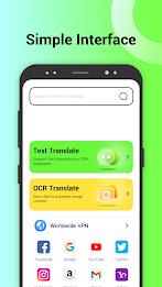 100+ browser & translator VPN Tangkapan skrin 0