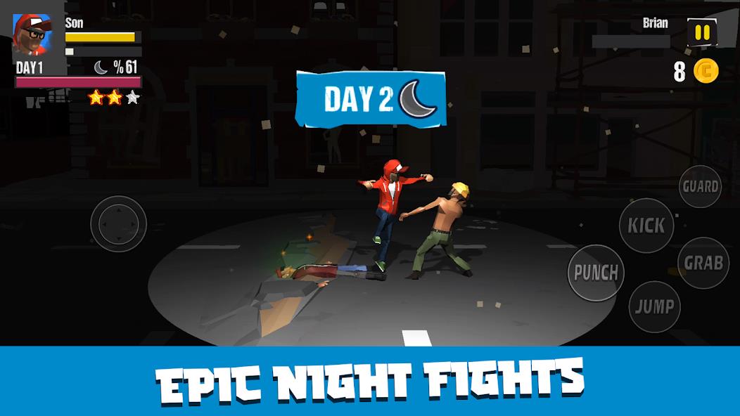 City Fighter vs Street Gang Mod Ekran Görüntüsü 1