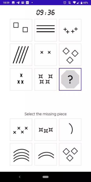 iQT: Raven IQ Test Tangkapan skrin 2