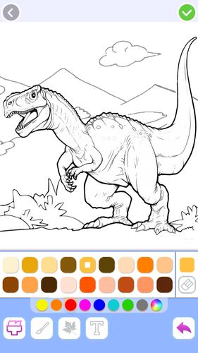 Dino Coloring Capture d'écran 1