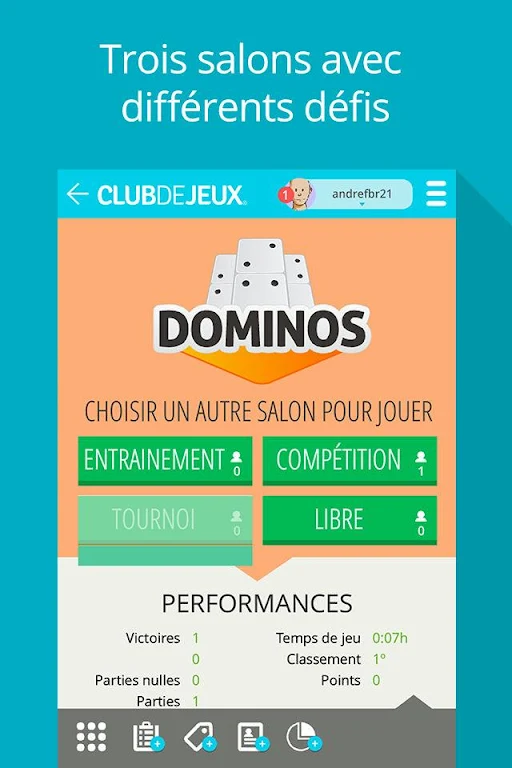 Dominos ClubDeJeux Tangkapan skrin 0