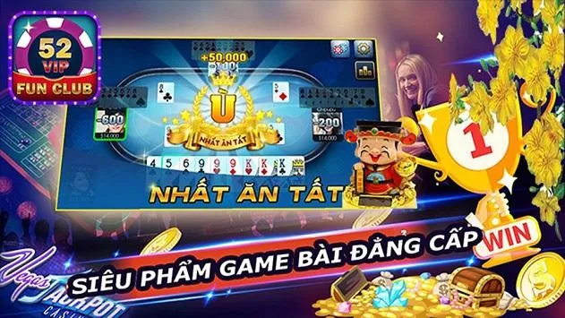 Schermata 52Vip FunClub Online, Game danh bai doi thuong 0