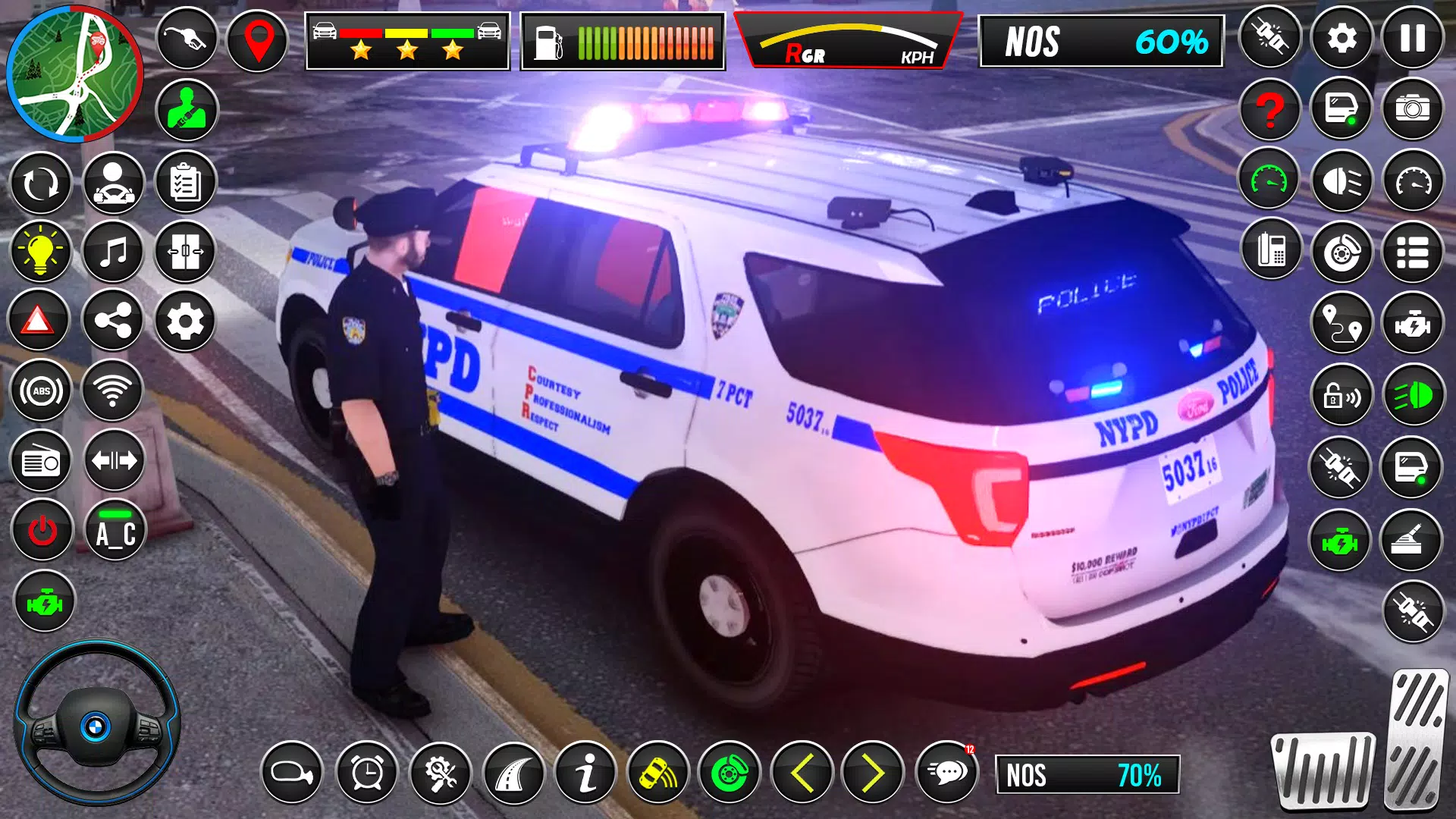 US Police Car Chase Car Game 스크린샷 1