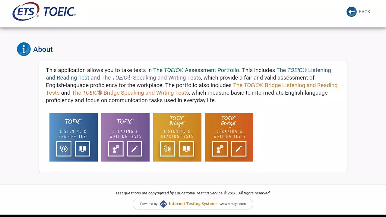 TOEIC Assessments Ảnh chụp màn hình 1
