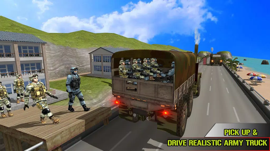 US Army Transporter Truck Game应用截图第0张