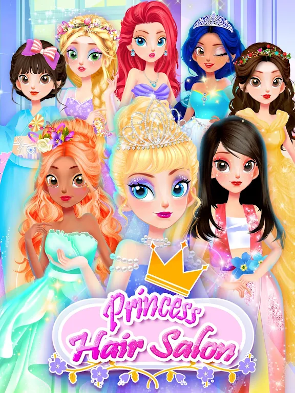 Princess Games: Makeup Games Tangkapan skrin 0