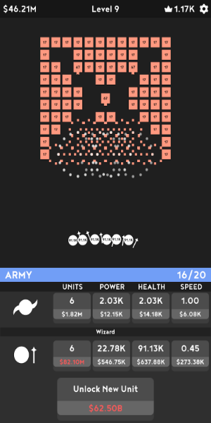 The Army - Idle Strategy Game Mod स्क्रीनशॉट 1