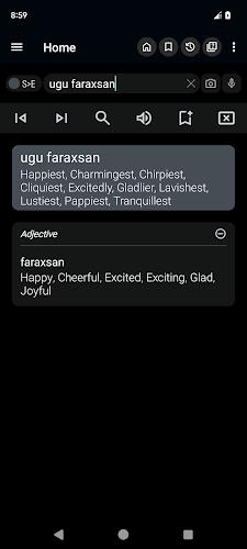 English Somali Dictionary Zrzut ekranu 1