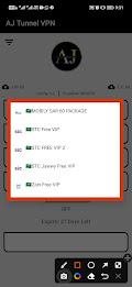 AJ TUNNEL VPN Captura de pantalla 3