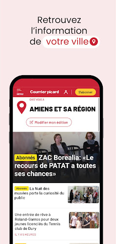 Courrier picard : Actu & vidéo Ekran Görüntüsü 0