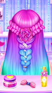 Fashion Braid Hair Salon Games ဖန်သားပြင်ဓာတ်ပုံ 0