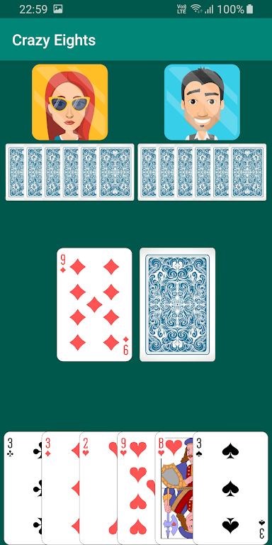 Schermata Crazy Eights AI 0