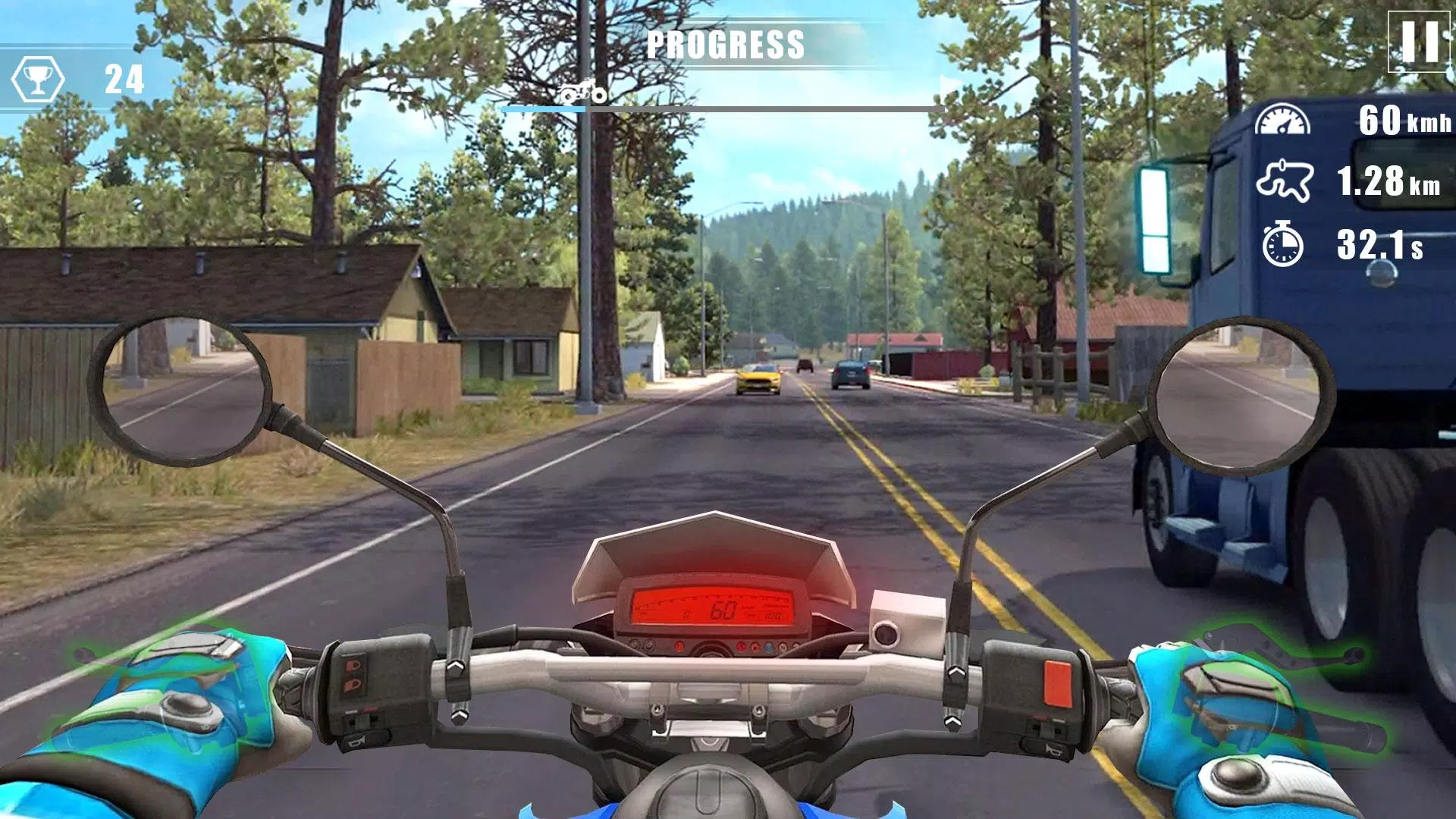 Moto Bike Race : Driving Car Screenshot 0