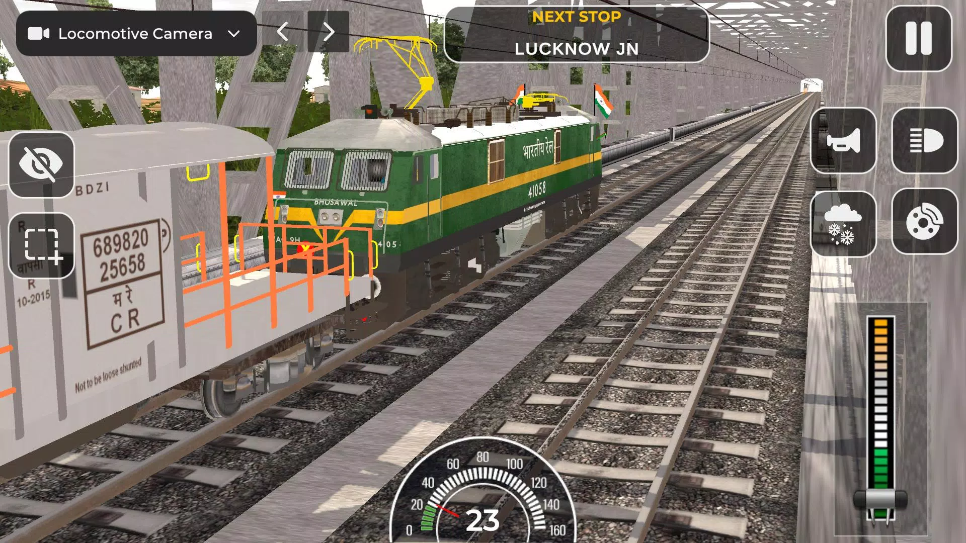 Indian Railway Train Simulator ဖန်သားပြင်ဓာတ်ပုံ 0