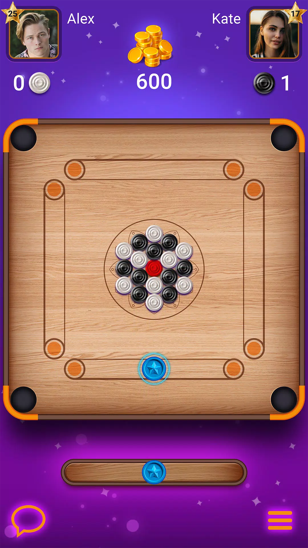 Carrom Lure - Disc pool game Screenshot 3