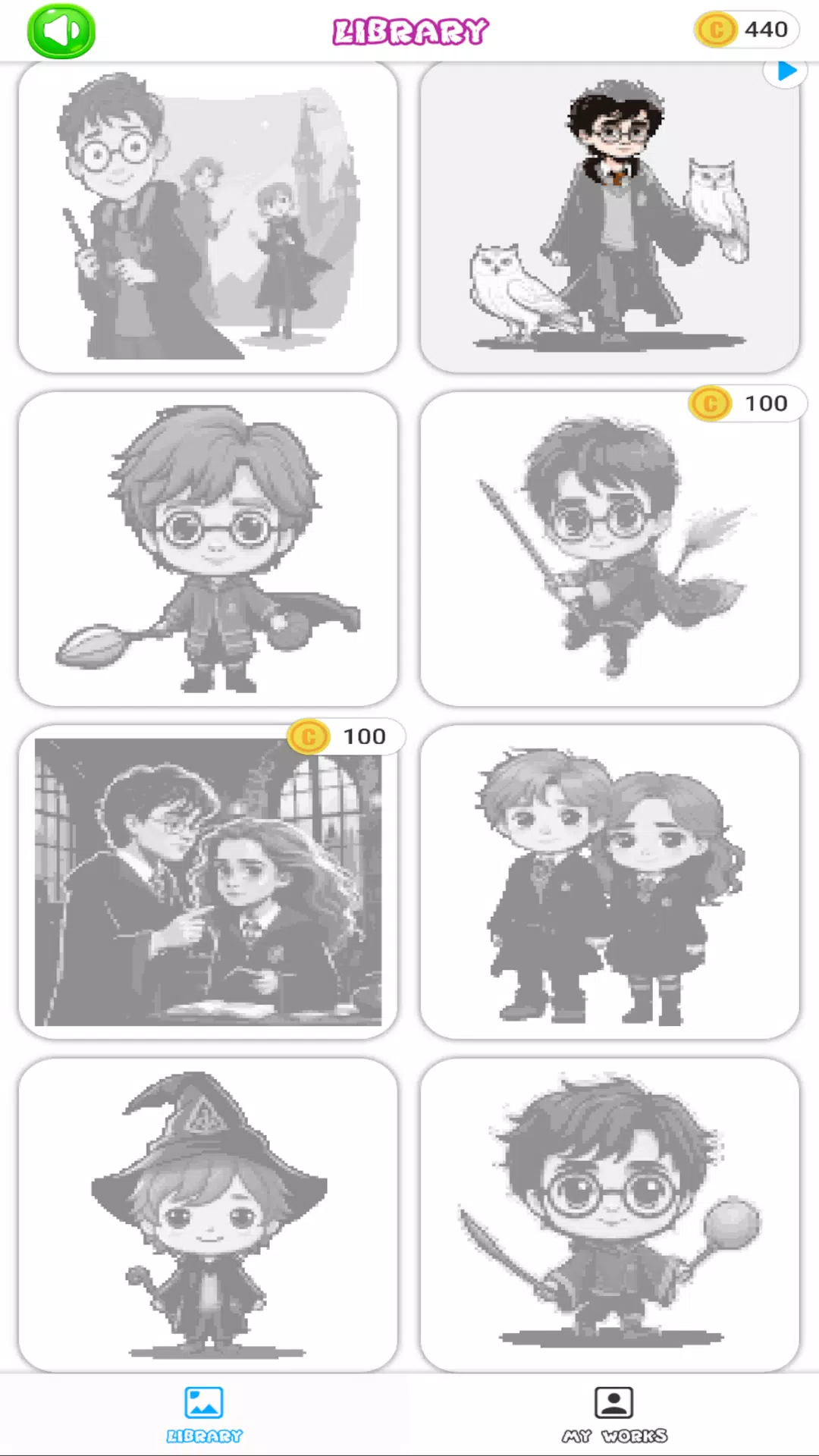 Hogwart Cartoon Pixel Art ภาพหน้าจอ 3