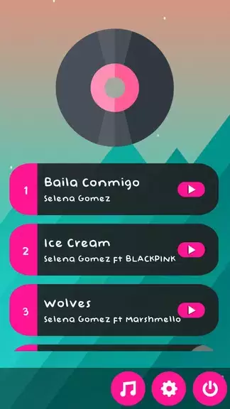 Selena Gomez Piano Tiles Game স্ক্রিনশট 0