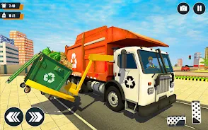 Real Garbage Truck Simulator Captura de tela 2