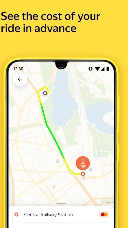 Yandex Go: taxi and delivery Capture d'écran 2