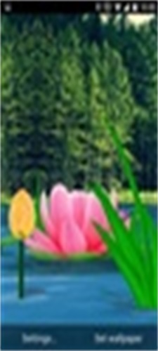 Flower Live Wallpaper 3D ဖန်သားပြင်ဓာတ်ပုံ 1