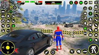 Spider Robot Hero Car Games स्क्रीनशॉट 2