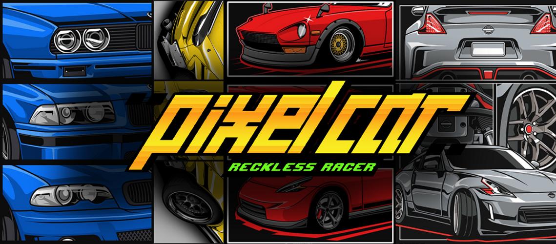 Pixel Car: Reckless Racer Captura de tela 0
