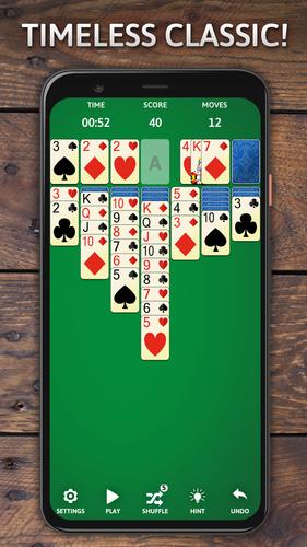 Solitaire Classic Era Games ဖန်သားပြင်ဓာတ်ပုံ 0