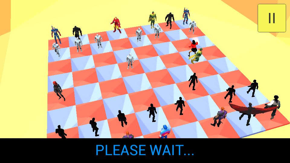 Schermata 3d Super Hero Chess 2