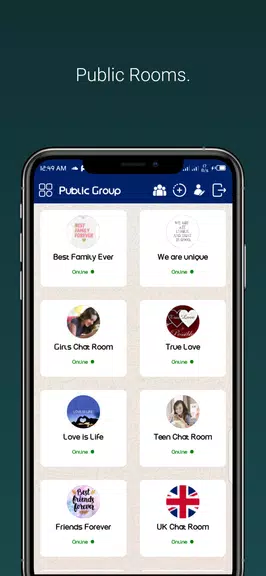 UK Chat - Group Chat Rooms Zrzut ekranu 0