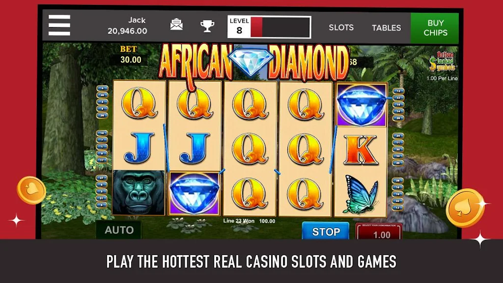 PlayJACK Slots ภาพหน้าจอ 1