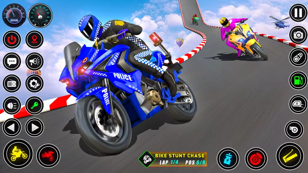 Police bike Stunt Bike Racing Ảnh chụp màn hình 1