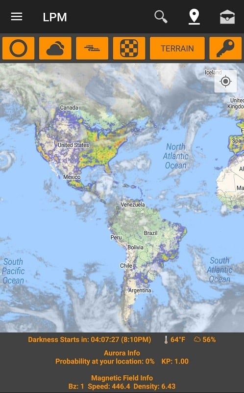 Light Pollution Map - Dark Sky應用截圖第2張