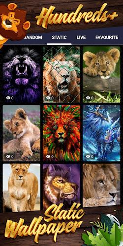 lion background Captura de pantalla 3