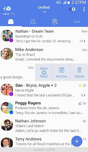 Type App mail - email app ဖန်သားပြင်ဓာတ်ပုံ 2