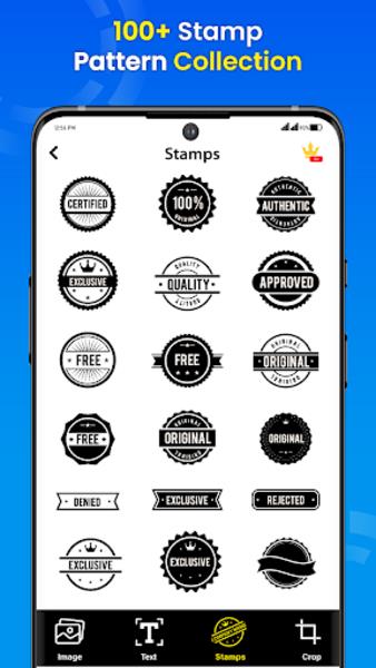 Stamp Maker – Image Watermark स्क्रीनशॉट 1