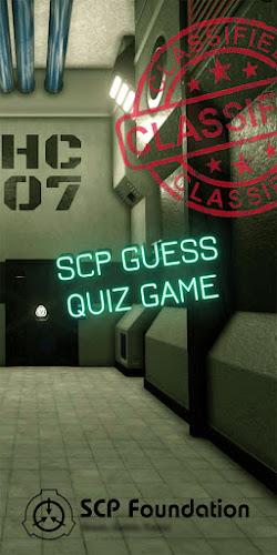 scp quiz game Captura de tela 0