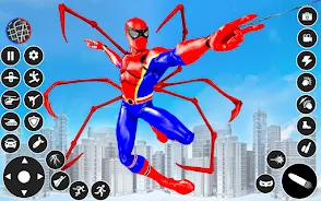 Spider Fighter Man: Rope Hero Schermafbeelding 3