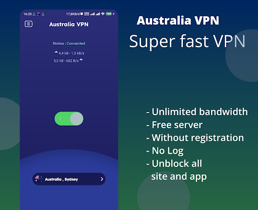 Australia VPN - Fast Proxy VPN Скриншот 0