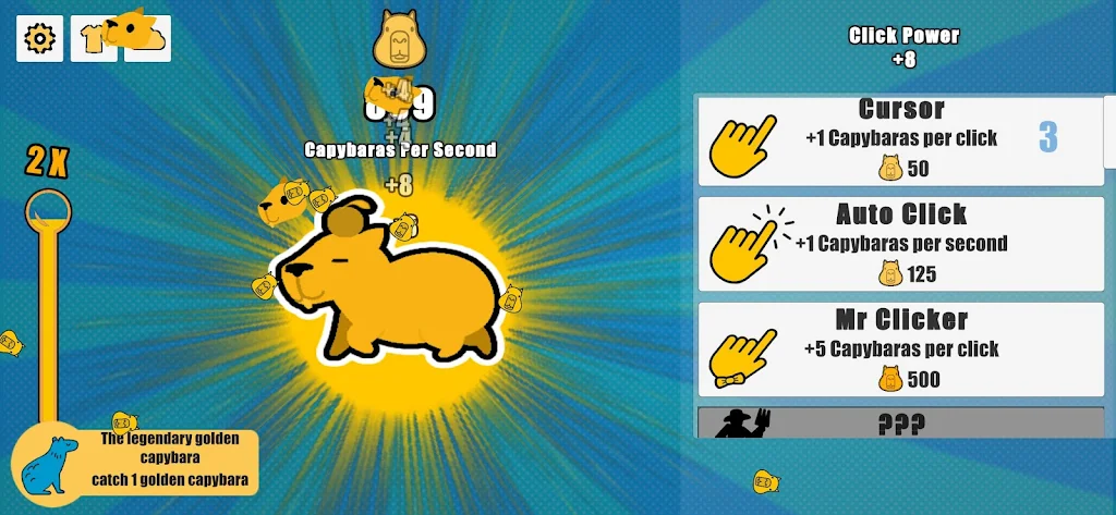 Capybara Clicker Tangkapan skrin 1