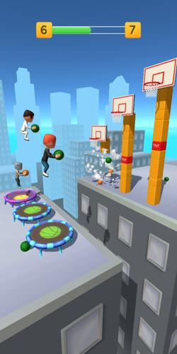 Jump Up 3D: Basketball game Captura de pantalla 0
